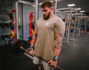 NEW! Acid Wash Khaki Tee