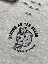 Strong As Ten Bears Distressed Hoodie