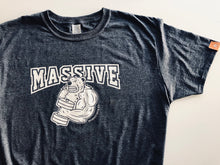 THE MASSIVE TEE - HEATHER NAVY